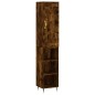 vidaXL Highboard Räuchereiche 34,5x34x180 cm Holzwerkstoff vidaXL Highboard Räuchereiche 34,5x34x180 cm Holzwerkstoff