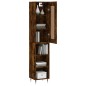 vidaXL Highboard Räuchereiche 34,5x34x180 cm Holzwerkstoff vidaXL Highboard Räuchereiche 34,5x34x180 cm Holzwerkstoff