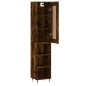 vidaXL Highboard Räuchereiche 34,5x34x180 cm Holzwerkstoff vidaXL Highboard Räuchereiche 34,5x34x180 cm Holzwerkstoff
