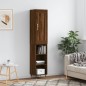 vidaXL Highboard Braun Eichen-Optik 34,5x34x180 cm Holzwerkstoff vidaXL Highboard Braun Eichen-Optik 34,5x34x180 cm Holzwerkstoff