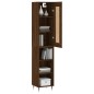 vidaXL Highboard Braun Eichen-Optik 34,5x34x180 cm Holzwerkstoff vidaXL Highboard Braun Eichen-Optik 34,5x34x180 cm Holzwerkstoff