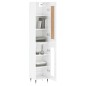 vidaXL Highboard Hochglanz-Weiß 34,5x34x180 cm Holzwerkstoff vidaXL Highboard Hochglanz-Weiß 34,5x34x180 cm Holzwerkstoff