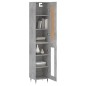 vidaXL Highboard Betongrau 34,5x34x180 cm Holzwerkstoff vidaXL Highboard Betongrau 34,5x34x180 cm Holzwerkstoff