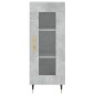 vidaXL Highboard Betongrau 34,5x34x180 cm Holzwerkstoff vidaXL Highboard Betongrau 34,5x34x180 cm Holzwerkstoff