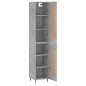 vidaXL Highboard Betongrau 34,5x34x180 cm Holzwerkstoff vidaXL Highboard Betongrau 34,5x34x180 cm Holzwerkstoff
