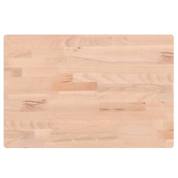 vidaXL Tischplatte 60x40x1,5 cm Rechteckig Massivholz Buche