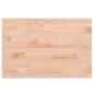vidaXL Tischplatte 60x40x1,5 cm Rechteckig Massivholz Buche vidaXL Tischplatte 60x40x1,5 cm Rechteckig Massivholz Buche