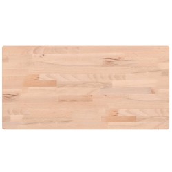 vidaXL Tischplatte 80x40x2,5 cm Rechteckig Massivholz Buche
