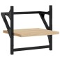 vidaXL Wandregale mit Stangen 2 Stk. Sonoma-Eiche 30x25x30 cm vidaXL Wandregale mit Stangen 2 Stk. Sonoma-Eiche 30x25x30 cm