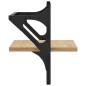 vidaXL Wandregale mit Stangen 2 Stk. Sonoma-Eiche 30x25x30 cm vidaXL Wandregale mit Stangen 2 Stk. Sonoma-Eiche 30x25x30 cm
