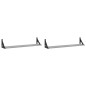 vidaXL Wandregale 2 Stk. Grau Sonoma 80x15x15,5 cm Holzwerkstoff vidaXL Wandregale 2 Stk. Grau Sonoma 80x15x15,5 cm Holzwerkstoff