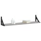 vidaXL Wandregale 2 Stk. Grau Sonoma 80x15x15,5 cm Holzwerkstoff vidaXL Wandregale 2 Stk. Grau Sonoma 80x15x15,5 cm Holzwerkstoff