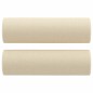 vidaXL 2-Sitzer-Sofa mit Zierkissen Creme 140 cm Stoff vidaXL 2-Sitzer-Sofa mit Zierkissen Creme 140 cm Stoff