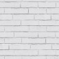 Good Vibes Tapete Chalkboard Brick Wall Weiß und Grau Good Vibes Tapete Chalkboard Brick Wall Weiß und Grau