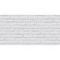 Good Vibes Tapete Chalkboard Brick Wall Weiß und Grau Good Vibes Tapete Chalkboard Brick Wall Weiß und Grau