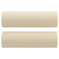 vidaXL 3-tlg. Sofagarnitur mit Kissen Creme Stoff vidaXL 3-tlg. Sofagarnitur mit Kissen Creme Stoff