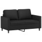 vidaXL 3-tlg. Sofagarnitur mit Kissen Schwarz Kunstleder vidaXL 3-tlg. Sofagarnitur mit Kissen Schwarz Kunstleder