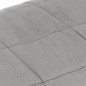 vidaXL Gewichtsdecke Grau 140x200 cm 10 kg Stoff vidaXL Gewichtsdecke Grau 140x200 cm 10 kg Stoff