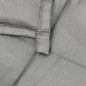 vidaXL Gewichtsdecke Grau 140x200 cm 10 kg Stoff vidaXL Gewichtsdecke Grau 140x200 cm 10 kg Stoff