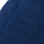 vidaXL Gewichtsdecke Blau 137x200 cm 10 kg Stoff vidaXL Gewichtsdecke Blau 137x200 cm 10 kg Stoff