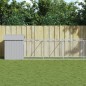 vidaXL Hundehütte mit Dach Hellgrau 117x609x123 cm Verzinkter Stahl vidaXL Hundehütte mit Dach Hellgrau 117x609x123 cm Verzinkter Stahl