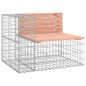 vidaXL Gartenbank aus Gabionen 287x71x65,5 cm Massivholz Douglasie vidaXL Gartenbank aus Gabionen 287x71x65,5 cm Massivholz Douglasie