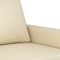 vidaXL 4-tlg. Sofagarnitur mit Kissen Creme Stoff vidaXL 4-tlg. Sofagarnitur mit Kissen Creme Stoff