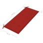 vidaXL 2-Sitzer-Gartenbank mit Auflage 120 cm Grau Eukalyptusholz vidaXL 2-Sitzer-Gartenbank mit Auflage 120 cm Grau Eukalyptusholz