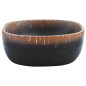 vidaXL Aufsatzwaschbecken Schwarz und Orange Oval 47x33x13 cm Keramik vidaXL Aufsatzwaschbecken Schwarz und Orange Oval 47x33x13 cm Keramik