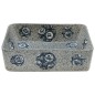 vidaXL Aufsatzwaschbecken Mehrfarbig Rechteckig 46x35,5x13cm Keramik vidaXL Aufsatzwaschbecken Mehrfarbig Rechteckig 46x35,5x13cm Keramik