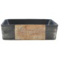 vidaXL Aufsatzwaschbecken Schwarz Braun Rechteck 46x35,5x13cm Keramik vidaXL Aufsatzwaschbecken Schwarz Braun Rechteck 46x35,5x13cm Keramik