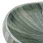 vidaXL Aufsatzwaschbecken Grün Oval 59x40x15 cm Keramik vidaXL Aufsatzwaschbecken Grün Oval 59x40x15 cm Keramik