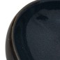 vidaXL Aufsatzwaschbecken Schwarz und Blau Oval 59x40x15 cm Keramik vidaXL Aufsatzwaschbecken Schwarz und Blau Oval 59x40x15 cm Keramik