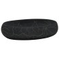 vidaXL Aufsatzwaschbecken Schwarz Oval 59x40x15 cm Keramik vidaXL Aufsatzwaschbecken Schwarz Oval 59x40x15 cm Keramik