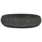 vidaXL Aufsatzwaschbecken Schwarz Oval 59x40x15 cm Keramik vidaXL Aufsatzwaschbecken Schwarz Oval 59x40x15 cm Keramik