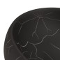 vidaXL Aufsatzwaschbecken Schwarz Oval 59x40x15 cm Keramik vidaXL Aufsatzwaschbecken Schwarz Oval 59x40x15 cm Keramik
