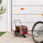 vidaXL Fahrradanhänger Hunde Orange und Schwarz Oxford-Gewebe & Eisen vidaXL Fahrradanhänger Hunde Orange und Schwarz Oxford-Gewebe & Eisen