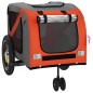 vidaXL Fahrradanhänger Hunde Orange und Schwarz Oxford-Gewebe & Eisen vidaXL Fahrradanhänger Hunde Orange und Schwarz Oxford-Gewebe & Eisen