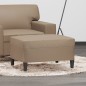 vidaXL Fußhocker Cappuccino-Braun 70x55x41 cm Kunstleder vidaXL Fußhocker Cappuccino-Braun 70x55x41 cm Kunstleder