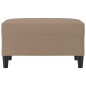 vidaXL Fußhocker Cappuccino-Braun 70x55x41 cm Kunstleder vidaXL Fußhocker Cappuccino-Braun 70x55x41 cm Kunstleder