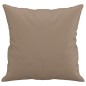 vidaXL Zierkissen 2 Stk. Cappuccino-Braun 40x40 cm Kunstleder vidaXL Zierkissen 2 Stk. Cappuccino-Braun 40x40 cm Kunstleder
