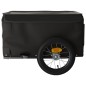 vidaXL Lastenanhänger für Fahrrad Schwarz 30 kg Eisen vidaXL Lastenanhänger für Fahrrad Schwarz 30 kg Eisen
