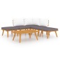 vidaXL 6-tlg. Garten-Lounge-Set Massivholz Akazie vidaXL 6-tlg. Garten-Lounge-Set Massivholz Akazie