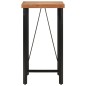 vidaXL Bartisch 55x55x107 cm Massivholz Akazie und Eisen vidaXL Bartisch 55x55x107 cm Massivholz Akazie und Eisen