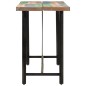vidaXL Bartisch 150x70x107 cm Altholz Massiv und Eisen vidaXL Bartisch 150x70x107 cm Altholz Massiv und Eisen