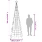vidaXL LED-Weihnachtsbaum mit Erdspießen 570 LEDs Kaltweiß 300 cm vidaXL LED-Weihnachtsbaum mit Erdspießen 570 LEDs Kaltweiß 300 cm