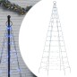 vidaXL LED-Weihnachtsbaum für Fahnenmast 200 LEDs Blau 180 cm vidaXL LED-Weihnachtsbaum für Fahnenmast 200 LEDs Blau 180 cm