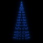 vidaXL LED-Weihnachtsbaum für Fahnenmast 200 LEDs Blau 180 cm vidaXL LED-Weihnachtsbaum für Fahnenmast 200 LEDs Blau 180 cm
