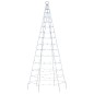 vidaXL LED-Weihnachtsbaum für Fahnenmast 200 LEDs Blau 180 cm vidaXL LED-Weihnachtsbaum für Fahnenmast 200 LEDs Blau 180 cm