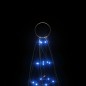 vidaXL LED-Weihnachtsbaum für Fahnenmast 200 LEDs Blau 180 cm vidaXL LED-Weihnachtsbaum für Fahnenmast 200 LEDs Blau 180 cm